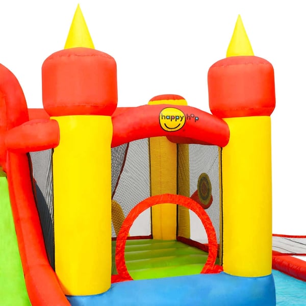 Happy Hop oppustelig vandrutsjebane med soppebassin 410x385x220 cm PVC