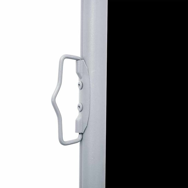 vidaXL Uttrekkbar sidemarkise 100x600 cm svart