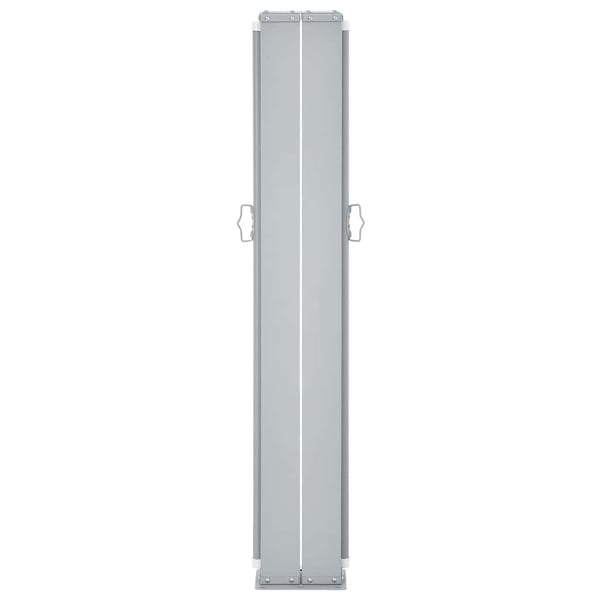 vidaXL Uttrekkbar sidemarkise 100x600 cm svart