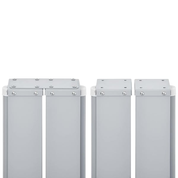 vidaXL Uttrekkbar sidemarkise 100x600 cm svart