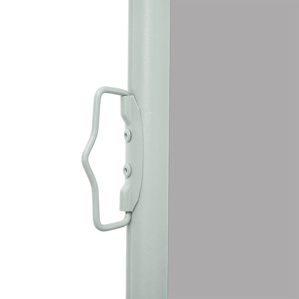vidaXL Uttrekkbar sidemarkise 120x500 cm grå