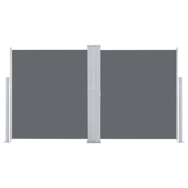 vidaXL Uttrekkbar sidemarkise 140x600 cm antrasitt