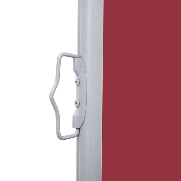 vidaXL Uttrekkbar sidemarkise 160x600 cm rød