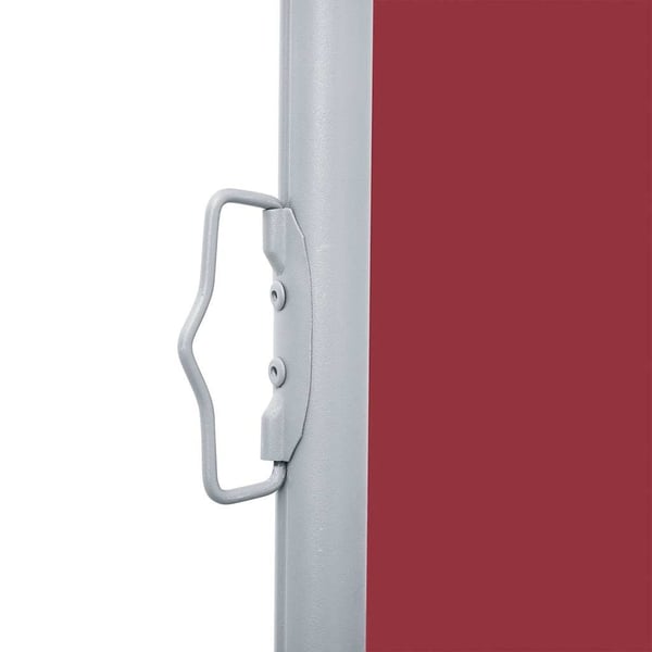 vidaXL sammenrullelig sidemarkise 170 x 600 cm rød