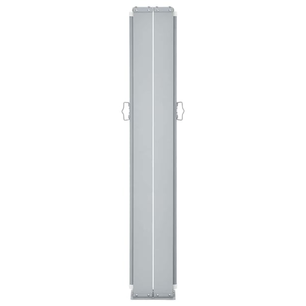 vidaXL sammenrullelig sidemarkise 170 x 600 cm rød