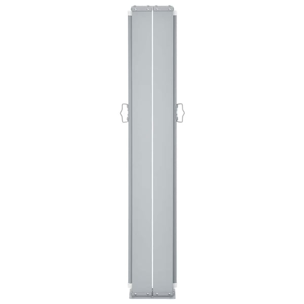 vidaXL sammenrullelig sidemarkise 120 x 1000 cm cremefarvet