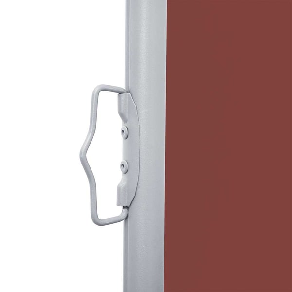 vidaXL sammenrullelig sidemarkise 120 x 1000 cm brun