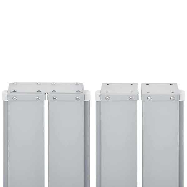 vidaXL sammenrullelig sidemarkise 120 x 600 cm antracitgrå