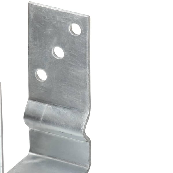 vidaXL jordankre 6 stk. 12x6x15 cm galvaniseret stål sølvfarvet