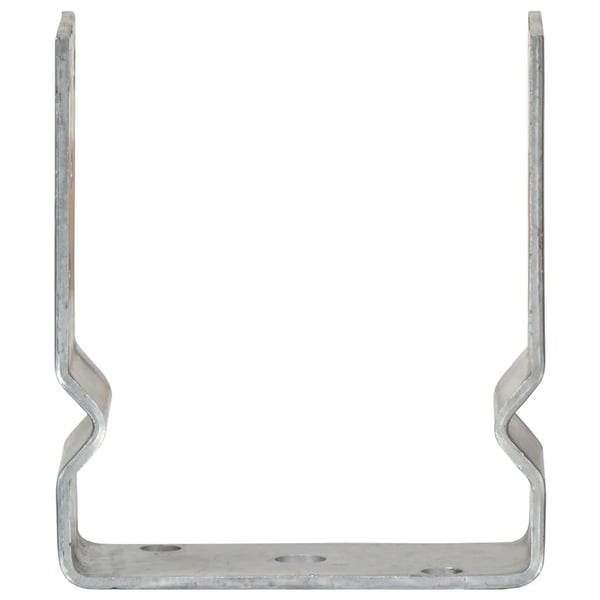 vidaXL jordankre 6 stk. 12x6x15 cm galvaniseret stål sølvfarvet