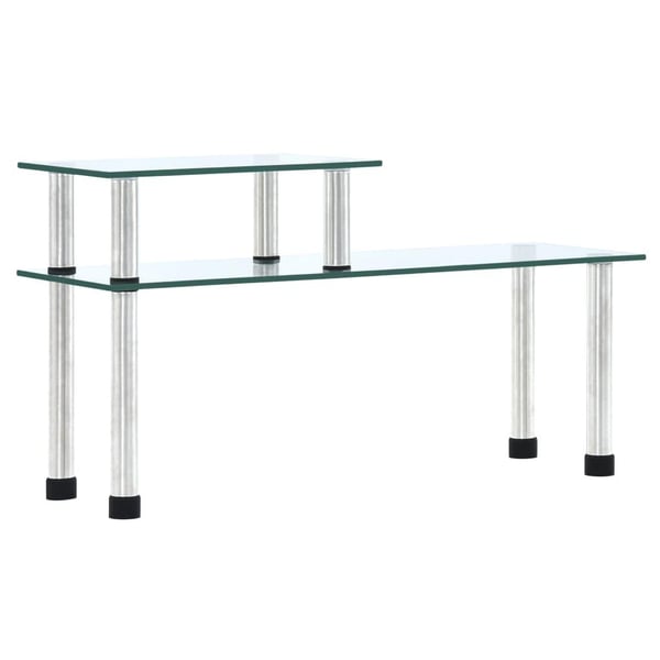 vidaXL Kökshylla transparent 45x16x26 cm härdat glas