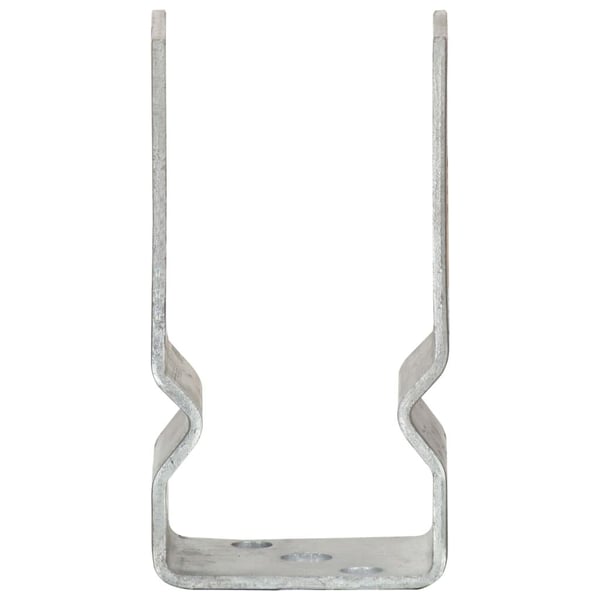 vidaXL jordankre 6 stk. 7x6x15 cm galvaniseret stål sølvfarvet