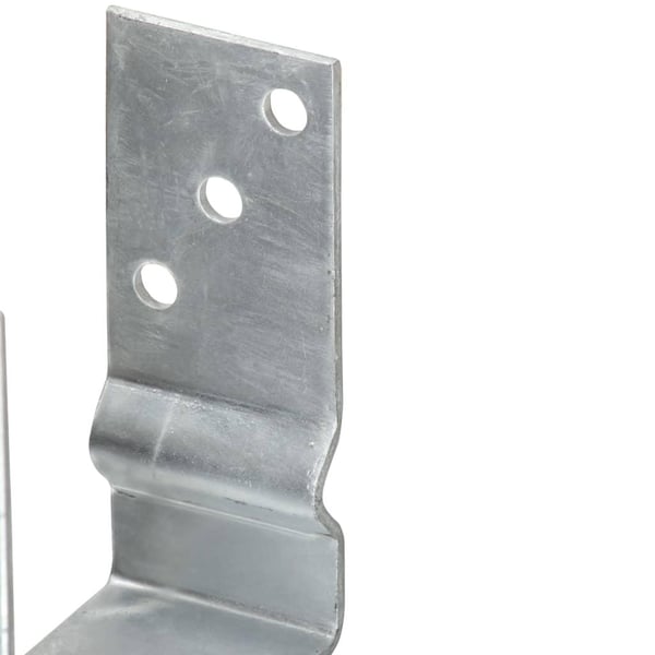 vidaXL jordankre 6 stk. 7x6x15 cm galvaniseret stål sølvfarvet