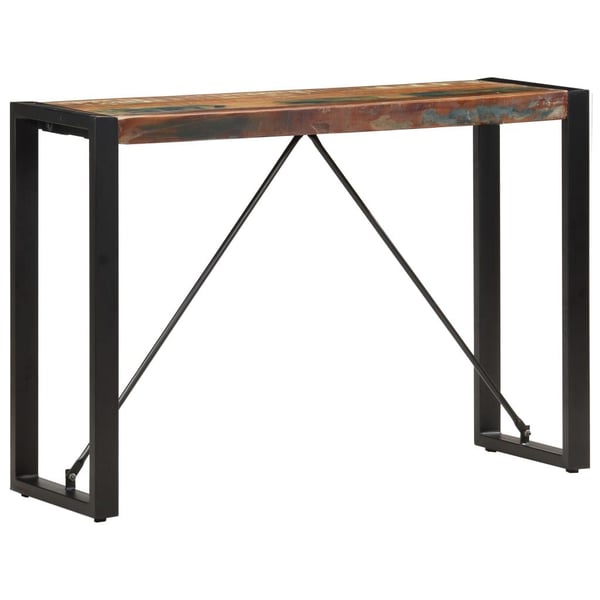 vidaXL Konsollbord 110x35x76 cm gjenvunnet heltre