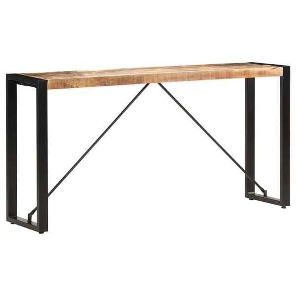 vidaXL Konsollbord 150x35x76 cm heltre mango