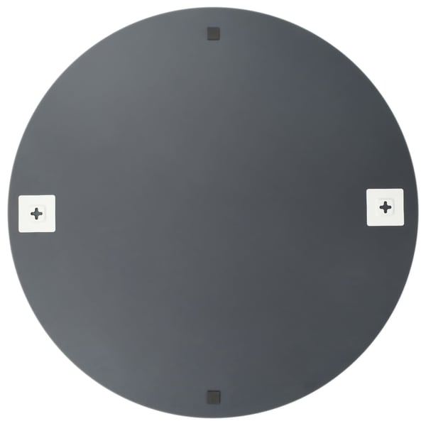 vidaXL Veggspeil 2 stk 70 cm rundt glass