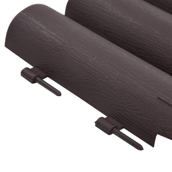 vidaXL Plenkanter 36 stk brun 10 m PP