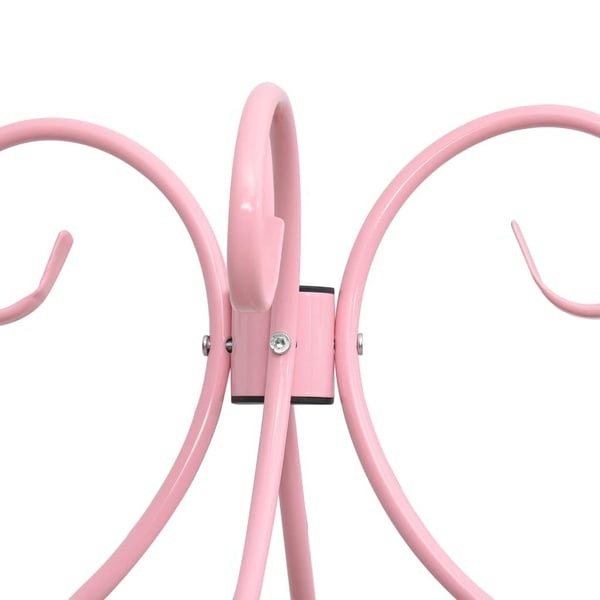vidaXL sengestel til himmelseng 90 x 200 cm metal pink change1
