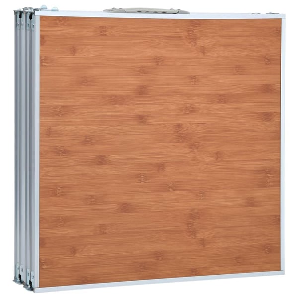 vidaXL Sammenleggbart campingbord aluminium 240x60 cm
