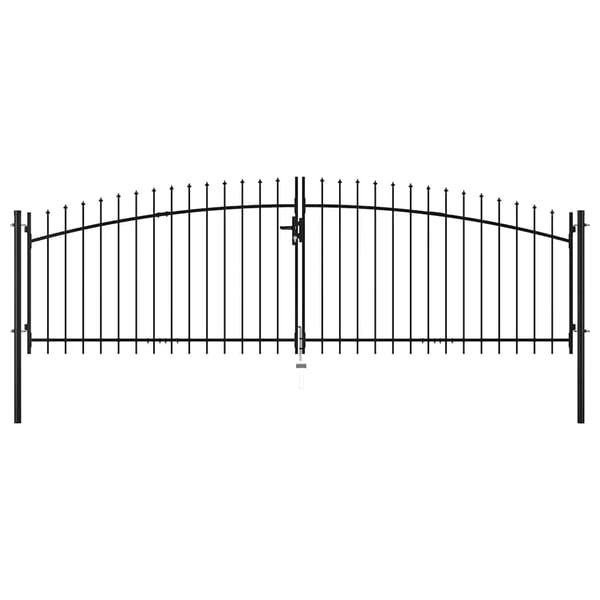 vidaXL Kaksinkertainen aitaportti Woerden keihäskärjellä 400x199,5 cm