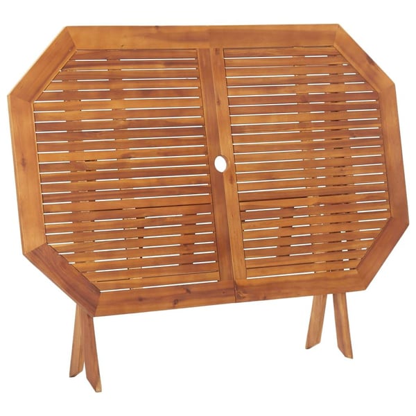 vidaXL Sammenleggbart hagebord 135x85x75 cm heltre akasie