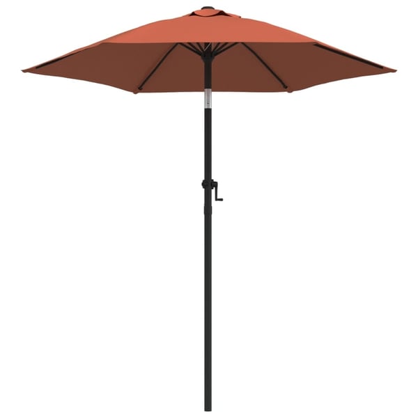 vidaXL Parasoll terrakotta 200x224 cm aluminium