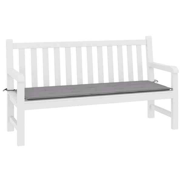 vidaXL hynde til havebænk 200x50x3 cm oxfordstof grå