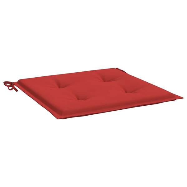 vidaXL hynder til havestol 2 stk. 50x50x3 cm oxfordstof rød