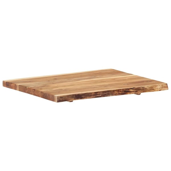 vidaXL Bordplate heltre akasie 80x(50-60)x3,8 cm