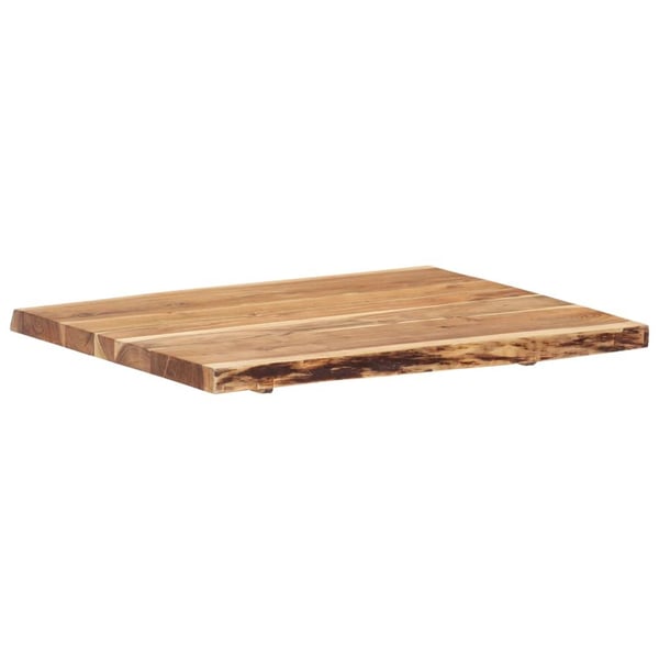 vidaXL Bordplate heltre akasie 80x(50-60)x3,8 cm
