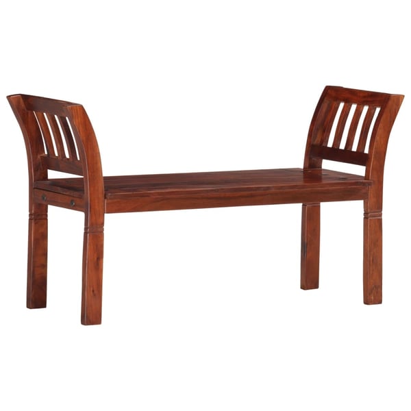 vidaXL Benk 111 cm heltre akasie