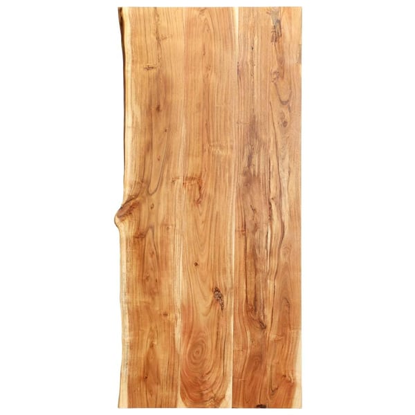 vidaXL bordplade til toiletbord 114x52x4 cm massivt akacietræ