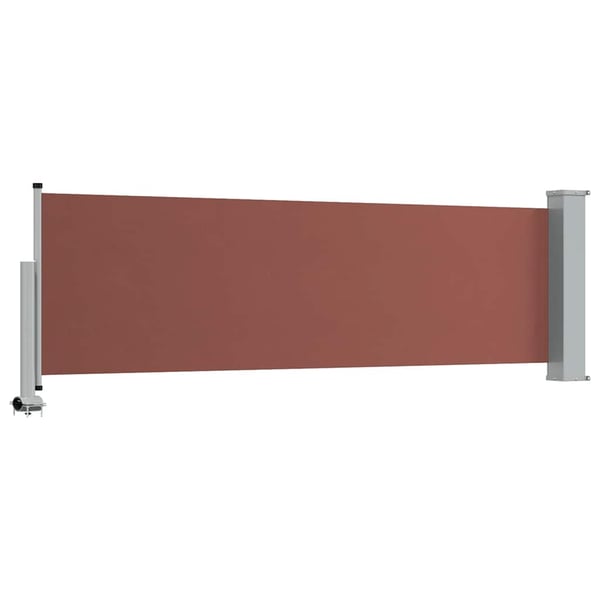 vidaXL Uttrekkbar sidemarkise 80x300 cm brun