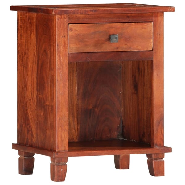 vidaXL Nattbord 40x30x50 cm heltre akasie