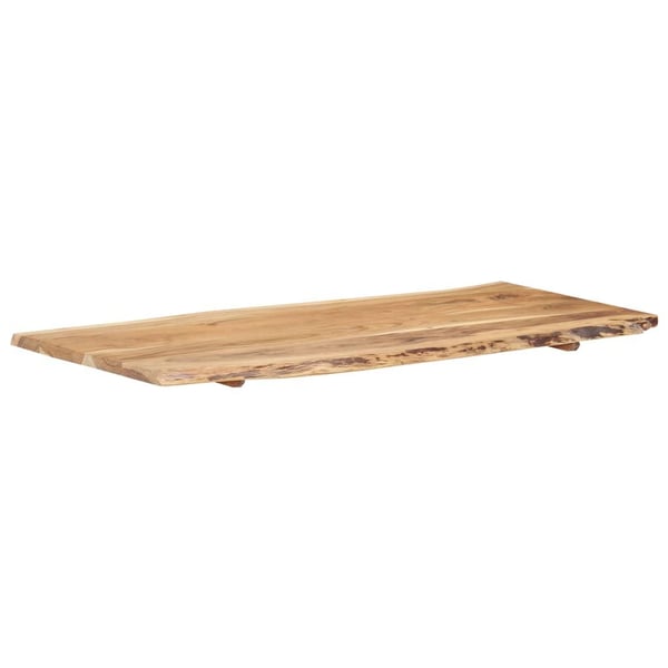 vidaXL Bordplate heltre akasie 118x(50-60)x2,5 cm