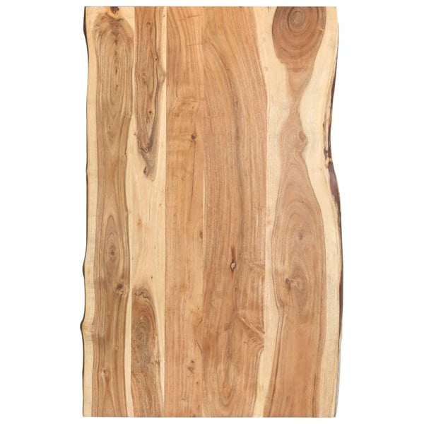 vidaXL bordplade 100x(50-60)x3,8 cm massivt akacietræ