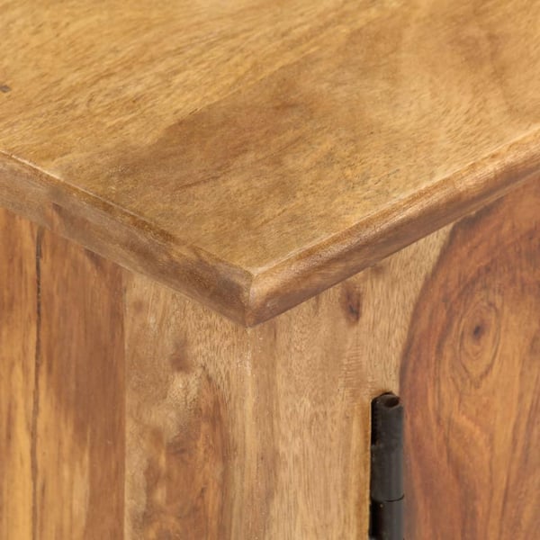 vidaXL TV-bänk 115x30x42 cm massivt sheshamträ