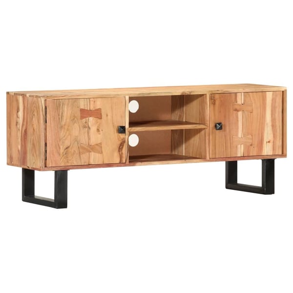 vidaXL tv-skab 118 x 30 x 45 cm massivt akacietræ