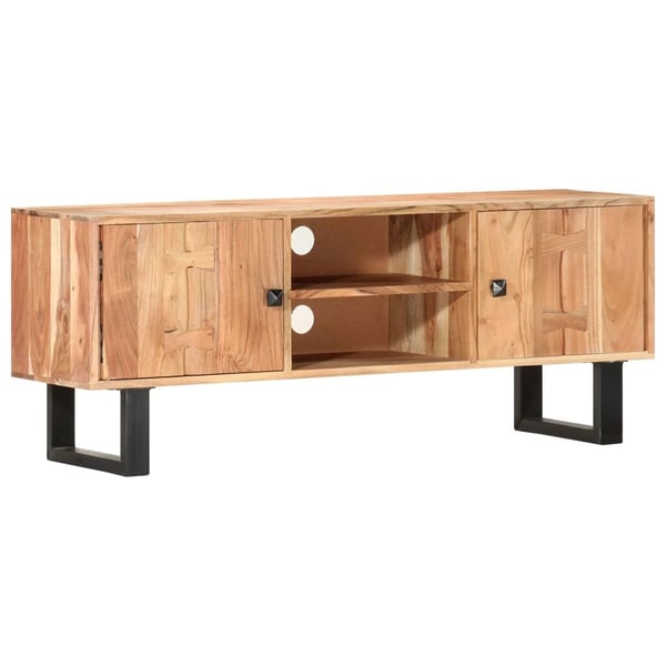vidaXL tv-skab 118 x 30 x 45 cm massivt akacietræ