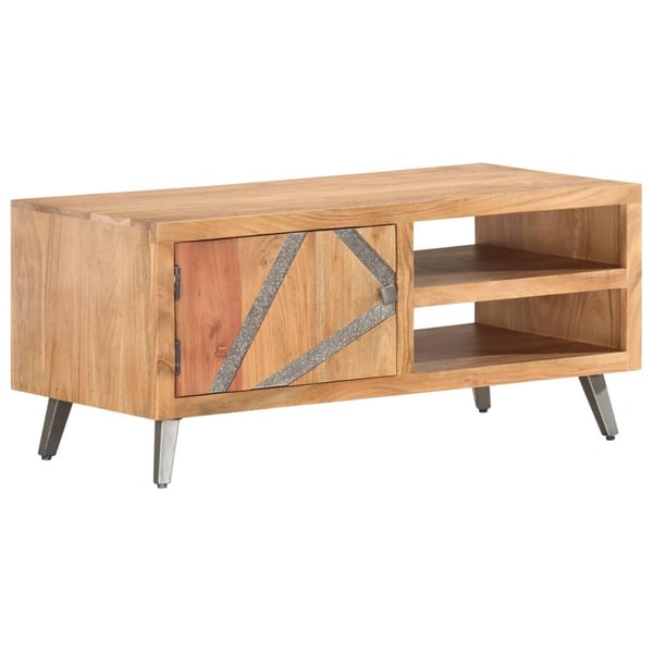 vidaXL sofabord 90 x 45 x 40 cm massivt akacietræ