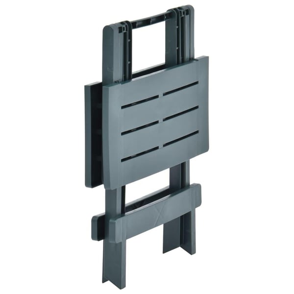 vidaXL Sammenleggbart hagebord grønn 45x43x50 cm plast