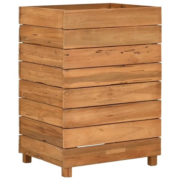 vidaXL Høybed 50x40x72 cm resirkulert teak og stål