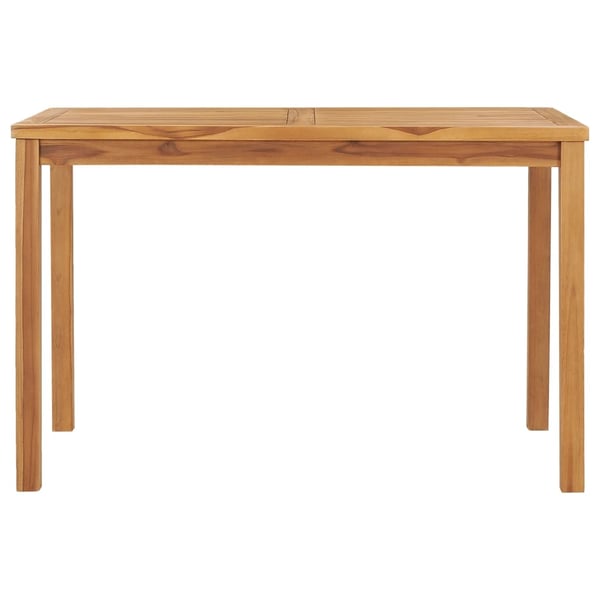 vidaXL Spisebord 120x70x77 cm heltre teak