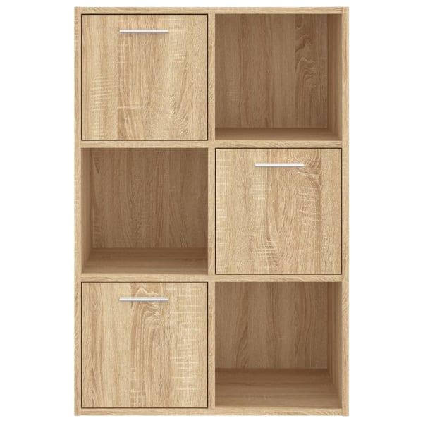 vidaXL Oppbevaringsskap sonoma eik 60x29,5x90 cm konstruert tre