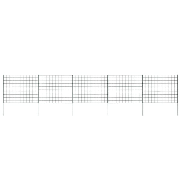 vidaXL Gjerdesett 77,5x64 cm grønn