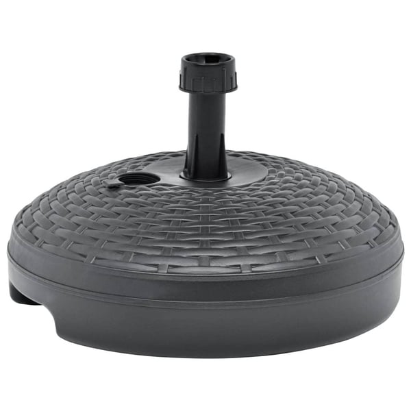 vidaXL Parasollfot sand/vann 20 L antrasitt plast rotting