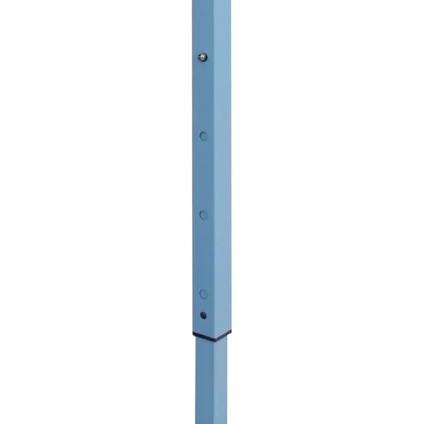 vidaXL foldbart festtelt med 3 sidevægge 280x410x315 cm stål hvid