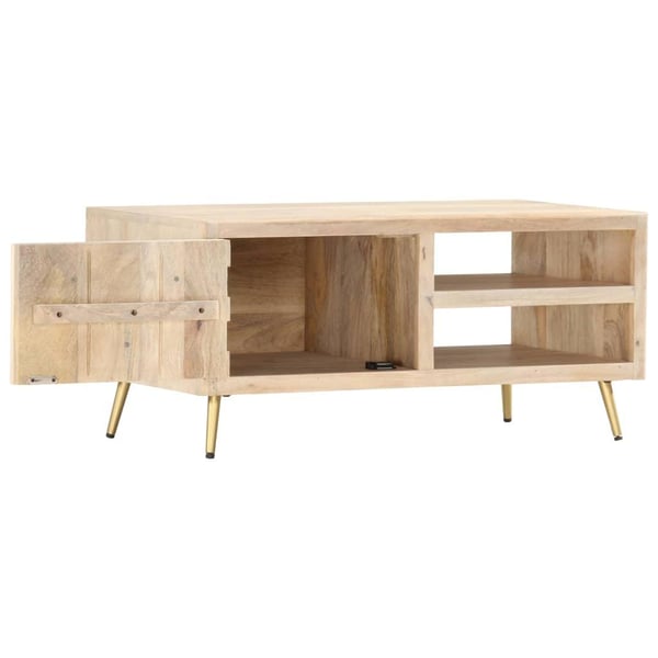 vidaXL Sofabord 90x45x40 cm heltre mango change2