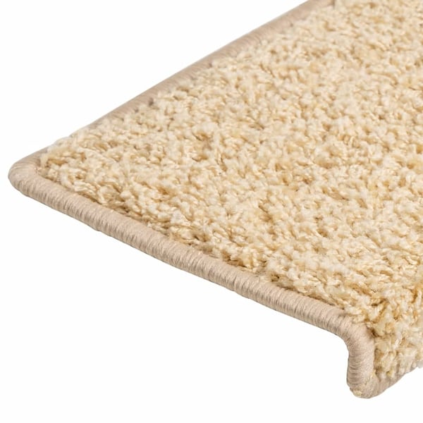 vidaXL 15 stk. trappemåtter 65x21x4 cm brun