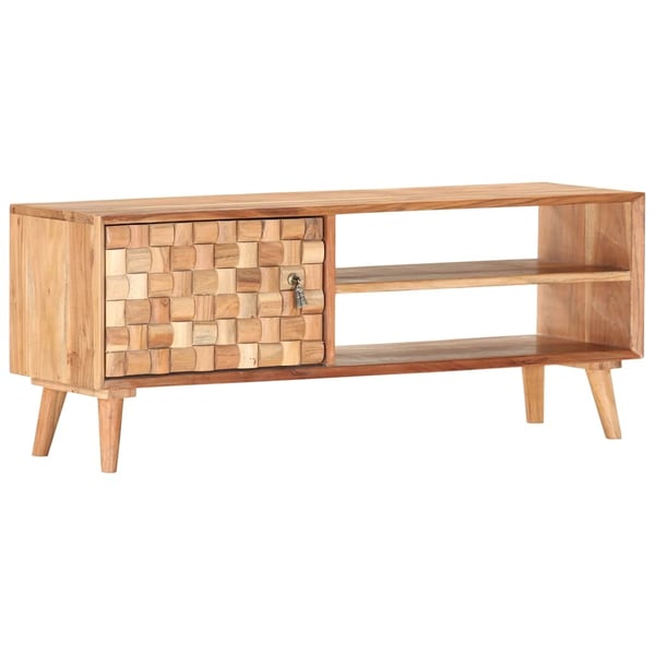 vidaXL TV-benk 100x30x40 cm heltre akasie